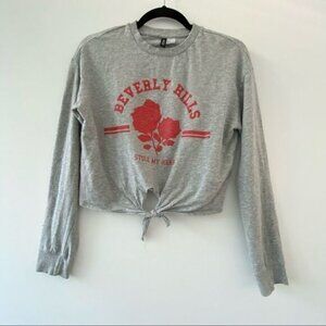 H&M Grey Beverly Hills Stole My Heart Sweatshirt Size Small